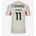 Tanie Strój piłkarski Benfica Dodi Lukebakio #11 Koszulka Wyjazdowej 2025-26 Krótkie Rękawy